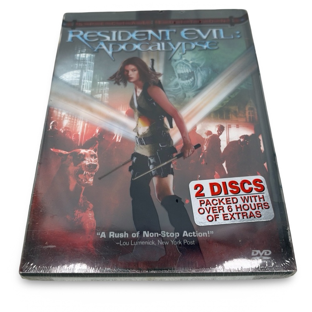 Resident Evil Apocalypse Special Edition DVD 2-Disc Set Milla Jovovich New